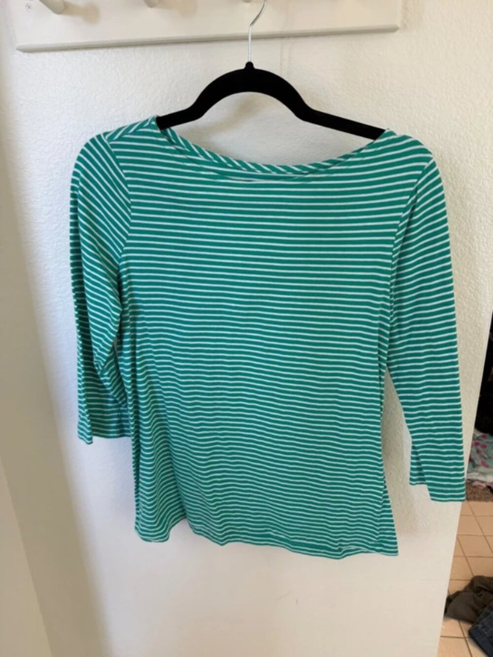 Appleseeds boatneck striped t-shirt